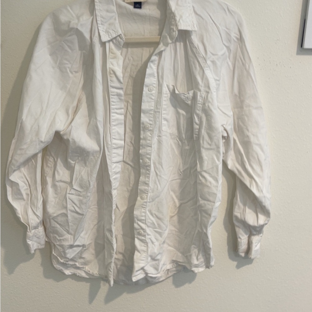 Men's White Casual Shirt